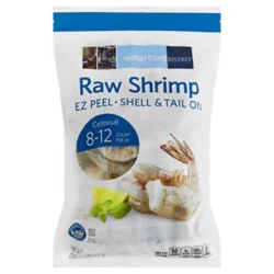 Waterfront Bistro Shrimp Raw 8-12 Count Shell & Tail-On Frozen - 2 Lb