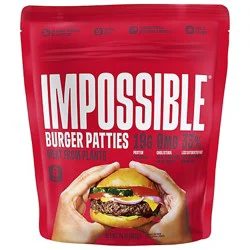 Impossible Burger Patties Made From Plants - 24 Oz