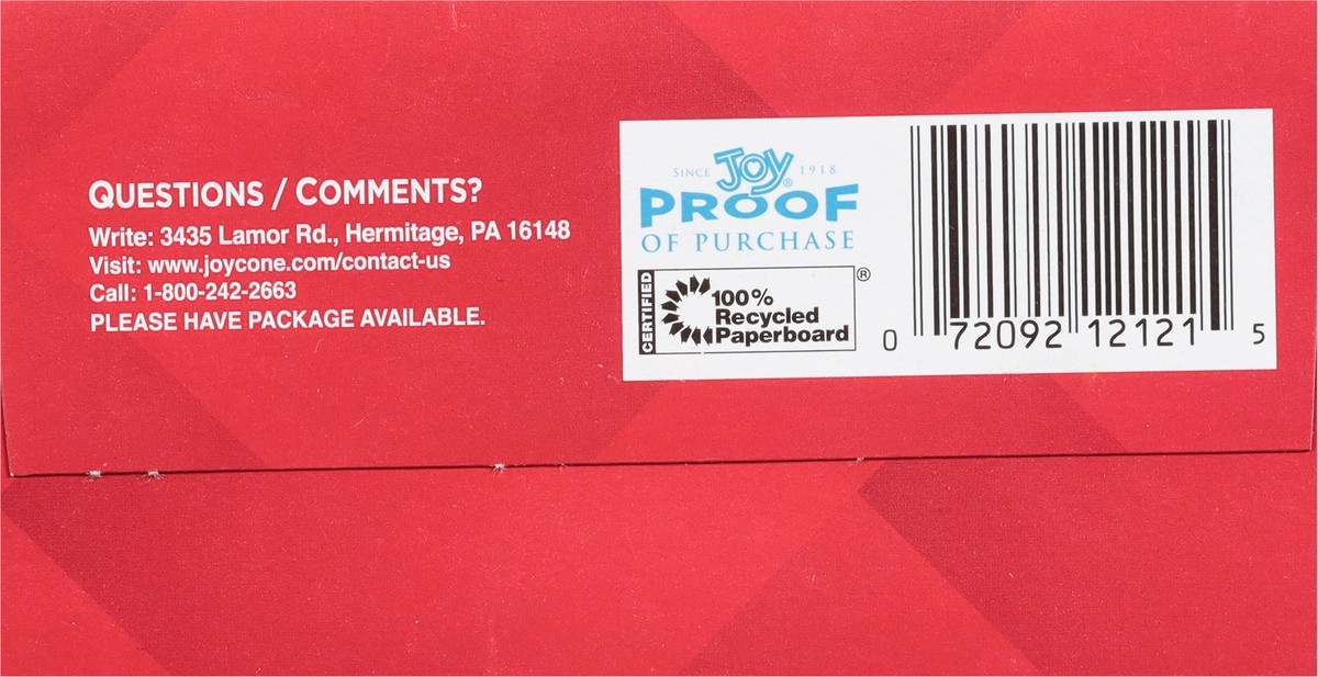 slide 2 of 13, Joy Sugar Cones W/ Oreo - 5 Oz, 12 ct