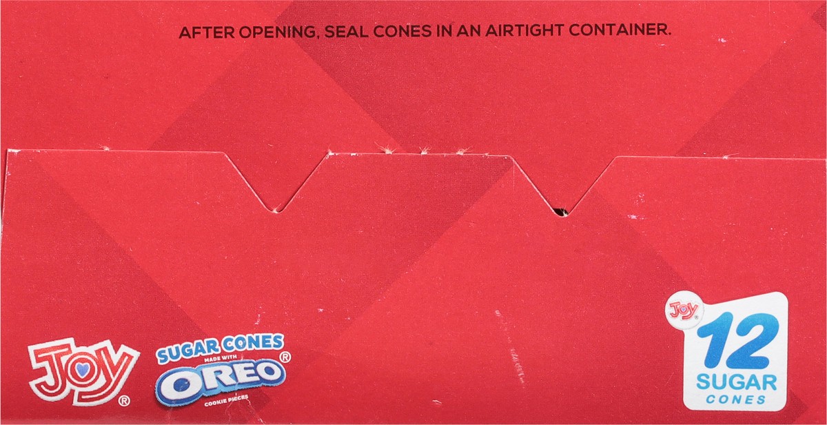 slide 9 of 13, Joy Sugar Cones W/ Oreo - 5 Oz, 12 ct