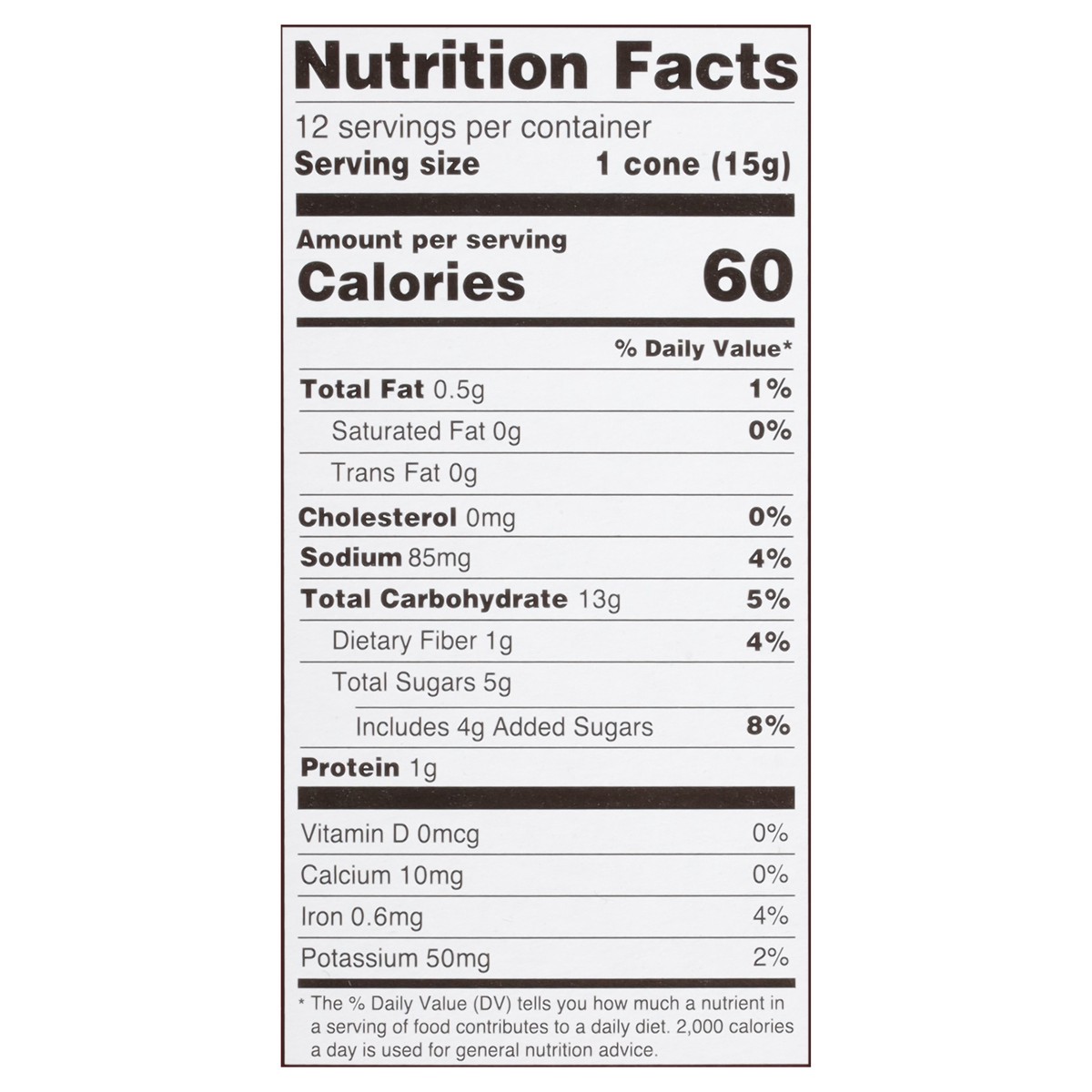 slide 10 of 13, Joy Sugar Cones W/ Oreo - 5 Oz, 12 ct