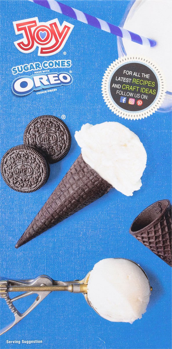 slide 11 of 13, Joy Sugar Cones W/ Oreo - 5 Oz, 12 ct