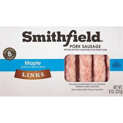 Smithfield Maple Breakfast Sausage Links 8 Count - 8 Oz