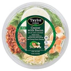 Taylor Farms Caesar And Bacon Salad Bowl - 5.75 Oz