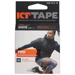 Kt Tape Pro Sonic Blue - 20 Ct
