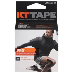 Kt Tape Pro Black - 20 Ct