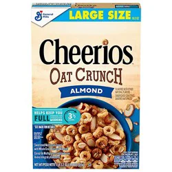 Cheerios Almond Oat Crunch Cereal - 18.2 Oz