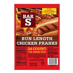 Bar-S Chicken Franks - 3 Lb
