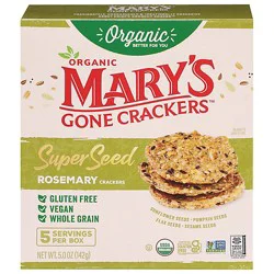 Marys Gone Crackers Rosemary Cracker - 5 Oz