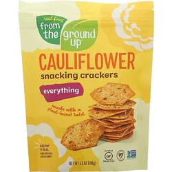 From The Ground Up Snacking Crackers Everything Cauliflower - 3.5 Oz