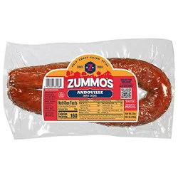 Zummo Meat Smoked Pork Andouille Sausage - 12 Oz