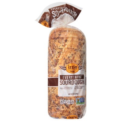 slide 1 of 1, Izzo Everything Bread - 24 Oz, 24 oz
