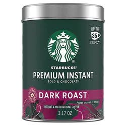 Starbucks Dark Premium Instant Coffee - 3.175 Oz