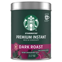 Starbucks Dark Premium Instant Coffee - 3.175 Oz