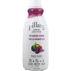 Pillars Drinkable Yogurt Mixed Berry - 32 Fz