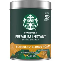 Starbucks Blonde Instant Premium Coffee - 3.175 Oz