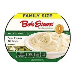 Bob Evans Sour Cream & Chives Mashed Potatoes Family Size - 32 Oz