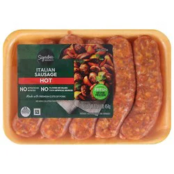 Signature Select Italian Hot Sausage - 16 Oz