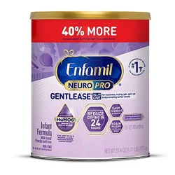 Enfamil Gentlease Neuropro Baby Formula Powder Value Can - 27.4 Oz