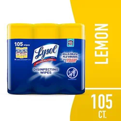 Lysol Lemon Lime Blossom Disinfecting Wipes - 105 Count