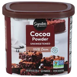 Signature Select Cocoa Powder Unsweetened - 8 Oz