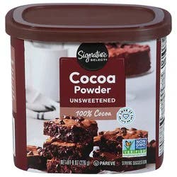 Signature Select Cocoa Powder Unsweetened - 8 Oz
