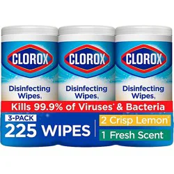 Clorox Wipes Bleach Free Disinfecting Cleaning Wipes Value Pack - 3-75 Count