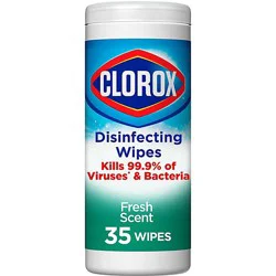 Clorox Fresh Scent Bleach Free Disinfecting Cleaning Wipes - 35 Count