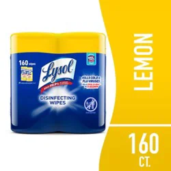 Lysol Lemon And Lime Blossom Disinfecting Wipes - 160 Count