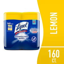 Lysol Lemon And Lime Blossom Disinfecting Wipes - 160 Count