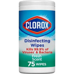 Clorox Fresh Scent Bleach Free Disinfecting Cleaning Wipes - 75 Count