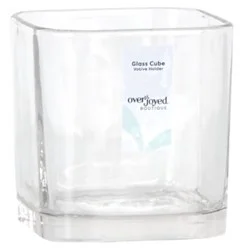Overjoyed Boutique Cube Vase Votive Holder - Each