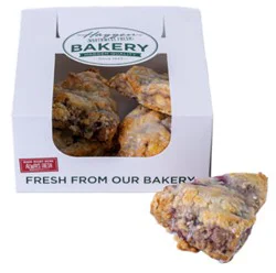 Haggen Raspberry Scones Made Right Here Always Fresh - 4 Count