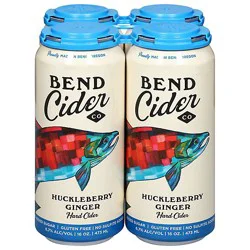Huckleberry Ginger Hard Cider In Cans - 4-16 Fz