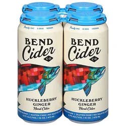 Huckleberry Ginger Hard Cider In Cans - 4-16 Fz