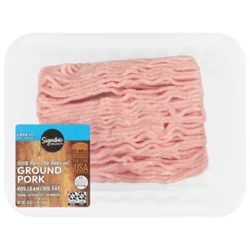 Signature Select 90% Lean 10% Fat Ground Pork - 16 Oz