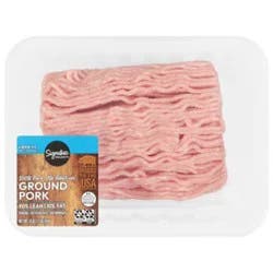 Signature Select 90% Lean 10% Fat Ground Pork - 16 Oz