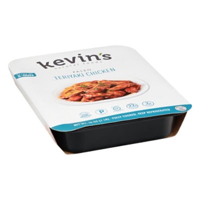 slide 1 of 1, Kevins Natural Foods Chicken Teriyaki Style - 16 Oz, 16 oz