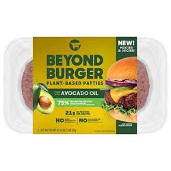 Beyond Meat Beyond Burger Plant Based Patties 4 Count - 16 Oz