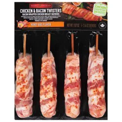 Marcangelo Bacon Wrapped Chicken Breast Skewers - 9.87 Oz
