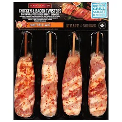 Marcangelo Bacon Wrapped Chicken Breast Skewers - 9.87 Oz