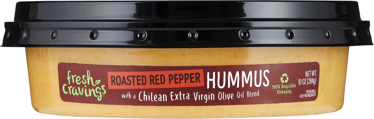 slide 8 of 8, Fresh Cravings Roasted Red Pepper Hummus - 10 Oz, 10 oz