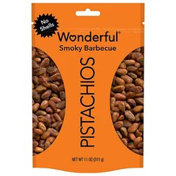 Wonderful Pistachios No Shells Bbq Pistachios Resealable - 11 Oz