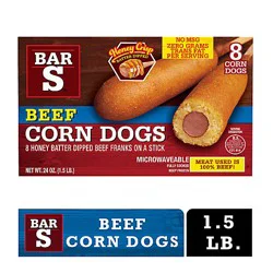 Bar-S Beef Corn Dog - 24 Oz