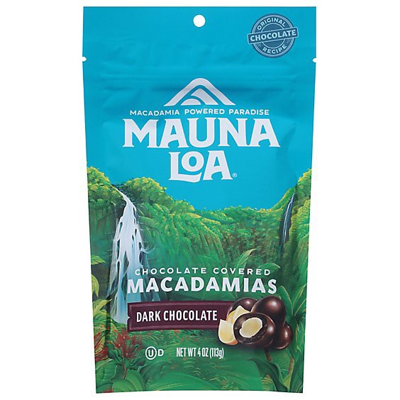 slide 1 of 1, Mauna Loa Dark Chocolate Macadamia Nuts Bag - 4 Oz, 4 oz