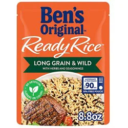 Ben's Original Ready Long Grain And Wild Rice With Herbs And Seasonings Pouch - 8.8 Oz