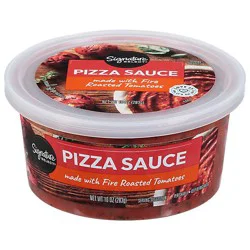 Signature Select Pizza Sauce W/fire Roasted Tomatoes - 10 Oz
