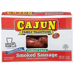 Cajun Family Traditions Family Pack Original Smoked Sausage - 48 Oz