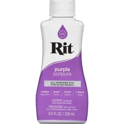 Rit Purple Number 13 Liquid Fabric Dye - 8 Fz