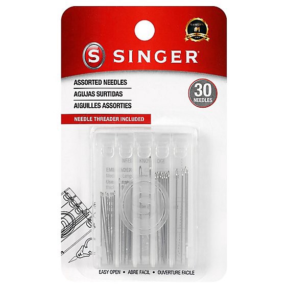 slide 1 of 1, Asst Hand Needles W/case - 30 - Ea, 1 ct
